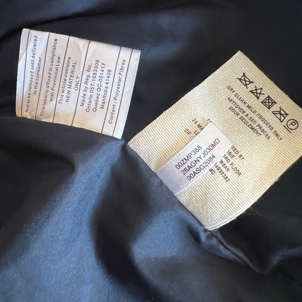 Daughters of the Liberation Navy Toggle Cape Puffer Jacket Anthropologie M - Picture 8 of 10